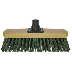 Hot Sale ???? Marksman Stiff PVC Green Garden Broom Head 12 Inch 24006C ????