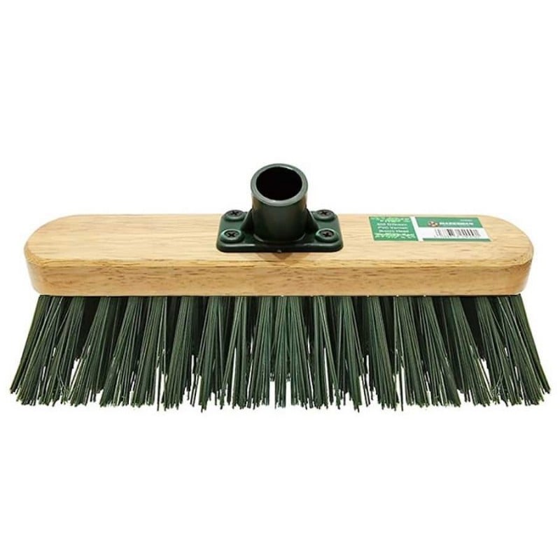 Brand new ???? Marksman Stiff PVC Green Garden Varnished Broom Head 12 Inch 24009C ✨ 3 Brand new ???? Marksman Stiff PVC Green Garden Varnished Broom Head 12 Inch 24009C ✨