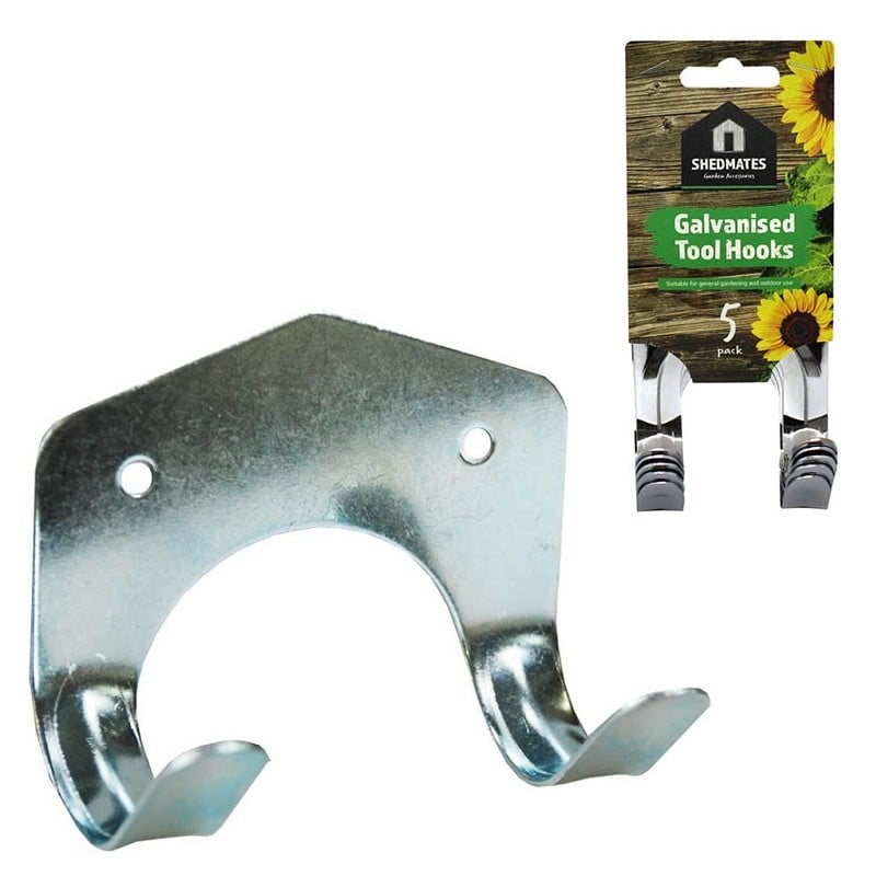 Wholesale ???? Shedmates Garden Accessories Shedmates Galvanised Garden Tool Wall Storage Hooks Medium 5pk GS5H ???? 3 Wholesale ???? Shedmates Garden Accessories Shedmates Galvanised Garden Tool Wall Storage Hooks Medium 5pk GS5H ????