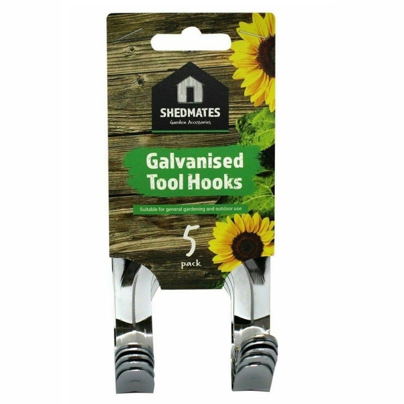 Wholesale ???? Shedmates Garden Accessories Shedmates Galvanised Garden Tool Wall Storage Hooks Medium 5pk GS5H ???? 4 Wholesale ???? Shedmates Garden Accessories Shedmates Galvanised Garden Tool Wall Storage Hooks Medium 5pk GS5H ???? - Image 2