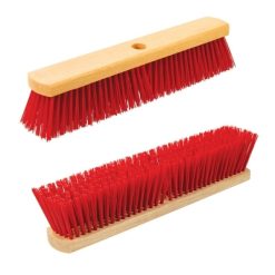 Budget ✔️ Silverline Tools Silverline Stiff PVC Red Garden Broom Head 18 Inch 908556 ✔️