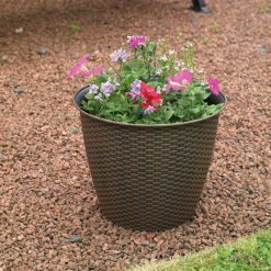 Coupon ???? Kingfisher Garden Kingfisher Rattan House Garden Flower Plant Pot Interwoven Design 9.5 Inch PPOT04 ???? -Silverline Shop unnamed file 1185