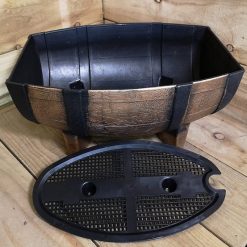 Budget ???? Kingfisher Garden Kingfisher Wood Effect Plant Half Barrel Plastic Planter Trough 16 Inch PPOT02 ???? -Silverline Shop unnamed file 1196