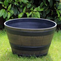 Cheapest ???? Kingfisher Garden Kingfisher Wooden Effect Plant Barrel Plastic Planter Large 25 Inch PPOTB2 ???? -Silverline Shop unnamed file 1212