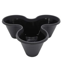 Hot Sale ???? Sealants And Tools Direct Strawberry And Flower Stackable Planter Plant Pots Black THW87-B ???? -Silverline Shop unnamed file 1233