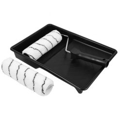 Budget ⌛ Prodec Twin Microfibre 9 Inch Emulsion Paint Roller Frame Tray Kit PRRT029 ????