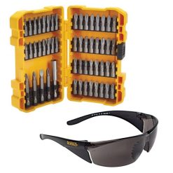 Cheapest ???? Dewalt Tools Dewalt DEWDT71540 Impact Screwdriver Bit Set & Safety Glasses ❤️