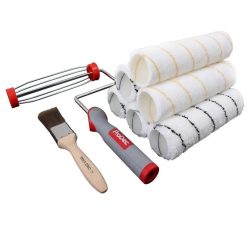 Cheap ???? Prodec Advance X-Zero Paint Brush Microfibre Roller Sleeve Handle Set ARMP001 ????