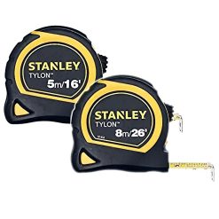 Best deal ???? Stanley Tools Stanley Tylon 5m 16ft And 8m 26ft Twin Tape Measure Set STHT9-98985 ???? -Silverline Shop unnamed file 1474
