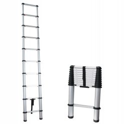 Coupon ???? Zarges 2.9m Soft Close Telescopic Work Adjustable Ladder 100599 ✔️