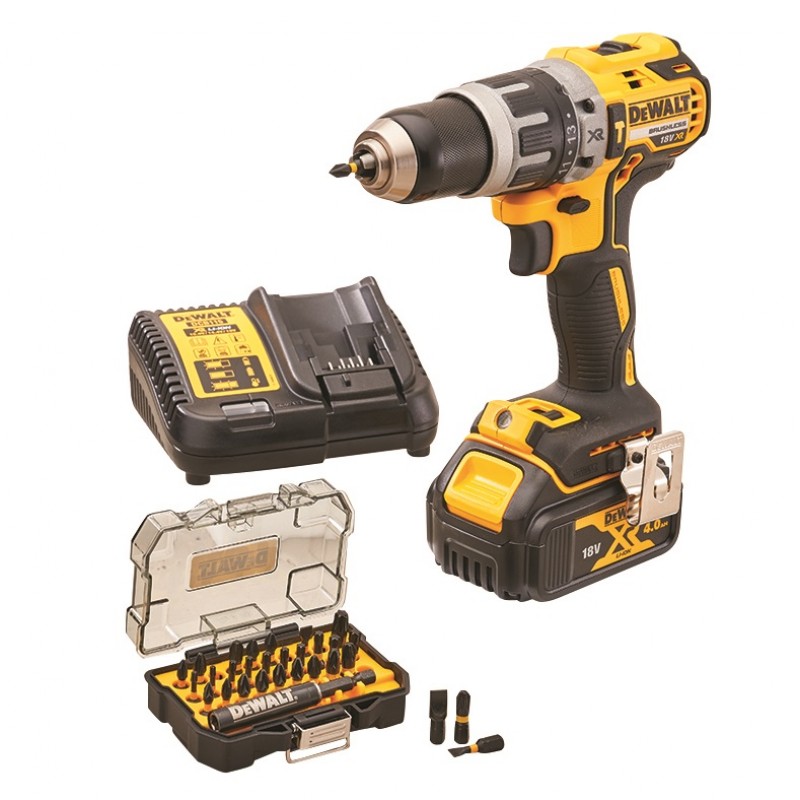 Best Pirce ???? Dewalt Tools Dewalt DCD796M1 XR Combi Drill 18V 4.0Ah Li-ion Inc 32pc Impact Bit Set ???? 4 Best Pirce ???? Dewalt Tools Dewalt DCD796M1 XR Combi Drill 18V 4.0Ah Li-ion Inc 32pc Impact Bit Set ???? - Image 2