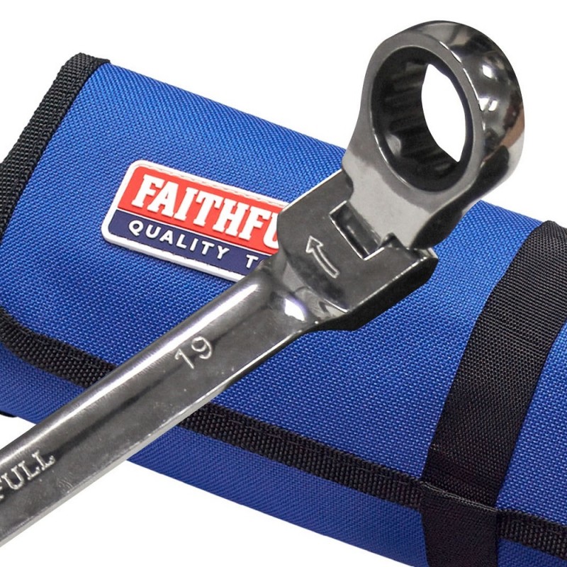 Best deal ???? FaithFull Tools Faithfull FAISPARAT6R Hinged Ratchet 6 Spanner Set XMS22RATSPAN ???? 4 Best deal ???? FaithFull Tools Faithfull FAISPARAT6R Hinged Ratchet 6 Spanner Set XMS22RATSPAN ???? - Image 2