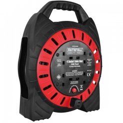 Hot Sale ???? FaithFull Tools Faithfull FPPCR10MSE Slim Body Electric Cable Reel 10m XMS2210CABLE ????