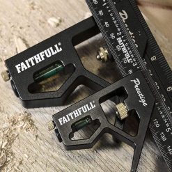 Coupon ✨ FaithFull Tools Faithfull Prestige FAICS300TCNC Combination Square 150mm - 300mm XMS22SQTWIN ???? -Silverline Shop unnamed file 1682