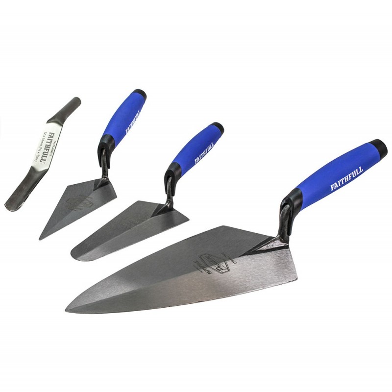 Best Sale ???? FaithFull Tools Faithfull Prestige FAIPTFSET4 Pro Builders Brick Trowel 4pc Set ???? 3 Best Sale ???? FaithFull Tools Faithfull Prestige FAIPTFSET4 Pro Builders Brick Trowel 4pc Set ????