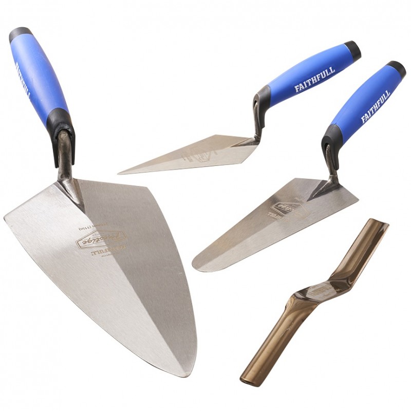 Best Sale ???? FaithFull Tools Faithfull Prestige FAIPTFSET4 Pro Builders Brick Trowel 4pc Set ???? 8 Best Sale ???? FaithFull Tools Faithfull Prestige FAIPTFSET4 Pro Builders Brick Trowel 4pc Set ???? - Image 6