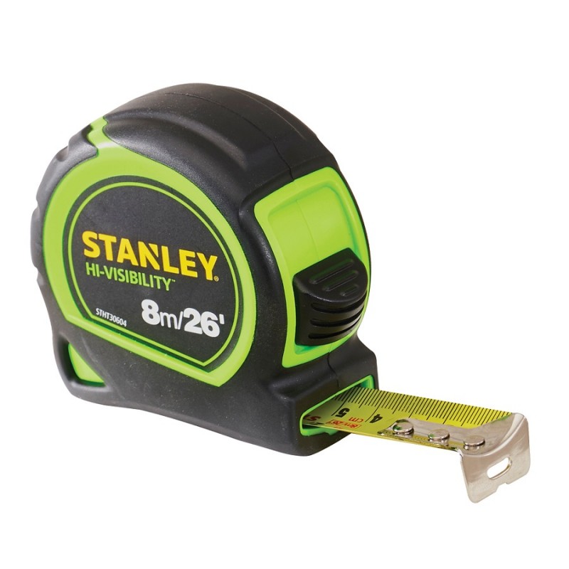 Brand new ???? Stanley Tools Stanley XMS22TYTAPE8 Hi Vis 8 Meter Tape Measure Green STHT30604HG ???? 4 Brand new ???? Stanley Tools Stanley XMS22TYTAPE8 Hi Vis 8 Meter Tape Measure Green STHT30604HG ???? - Image 2