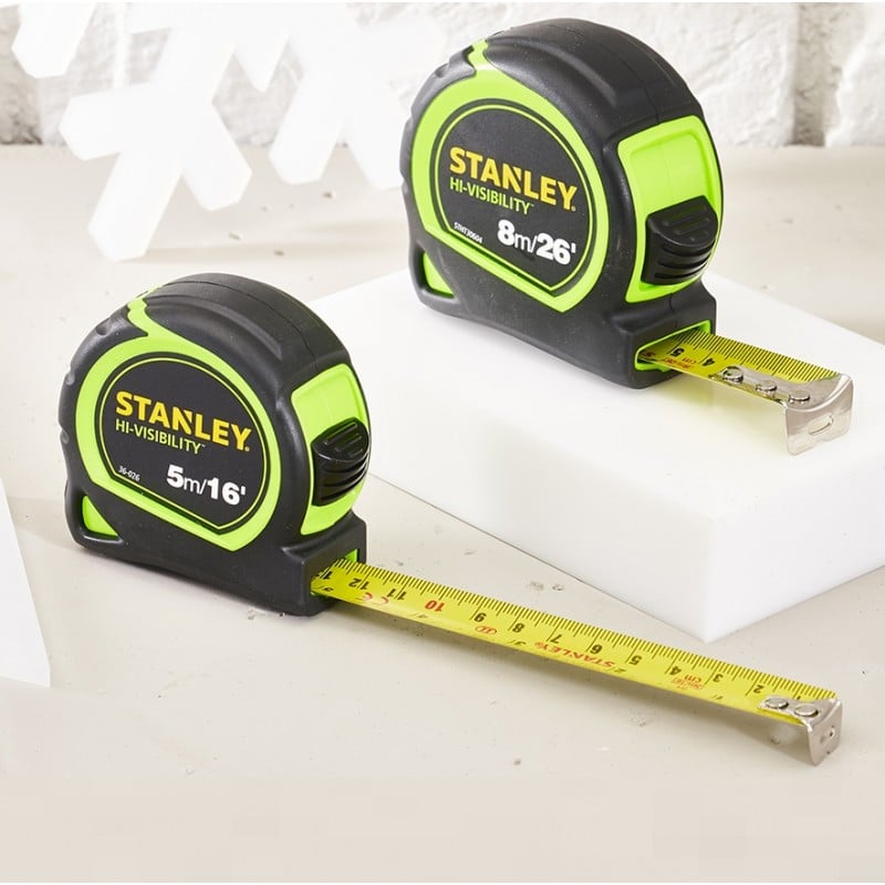 Brand new ???? Stanley Tools Stanley XMS22TYTAPE8 Hi Vis 8 Meter Tape Measure Green STHT30604HG ???? 7 Brand new ???? Stanley Tools Stanley XMS22TYTAPE8 Hi Vis 8 Meter Tape Measure Green STHT30604HG ???? - Image 5