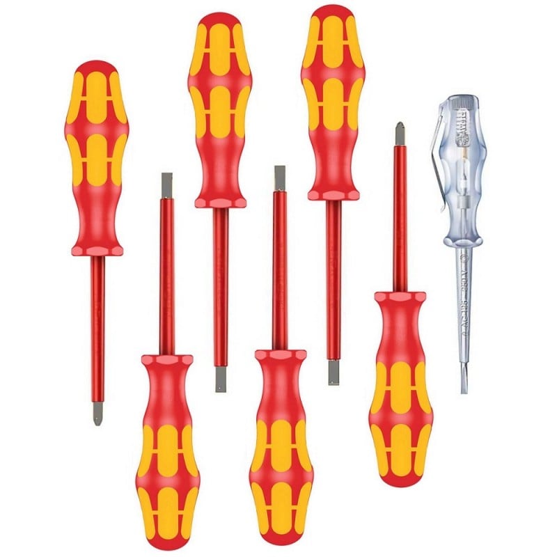 Cheapest ???? Wera Tools Wera VDE Electrical Insulated Screwdriver 7pc Set 05344526001 ???? 3 Cheapest ???? Wera Tools Wera VDE Electrical Insulated Screwdriver 7pc Set 05344526001 ????