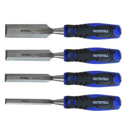 New ???? FaithFull Tools Faithfull Blue Wood Chisel 4pc Set And Storage Roll FAIWCSGS4CR ???? -Silverline Shop unnamed file 1977