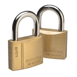 Flash Sale ???? FaithFull Tools Faithfull Same Key Brass Keyed Alike Padlocks Twin Pack FAIPLB40KA ????