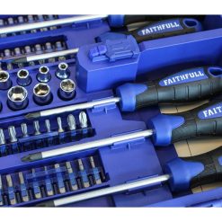 Cheap ⌛ FaithFull Tools Faithfull Wall Mount Or Carry Mixed Screwdriver Tool Kit Set FAISDSET63 ???? -Silverline Shop unnamed file 2032