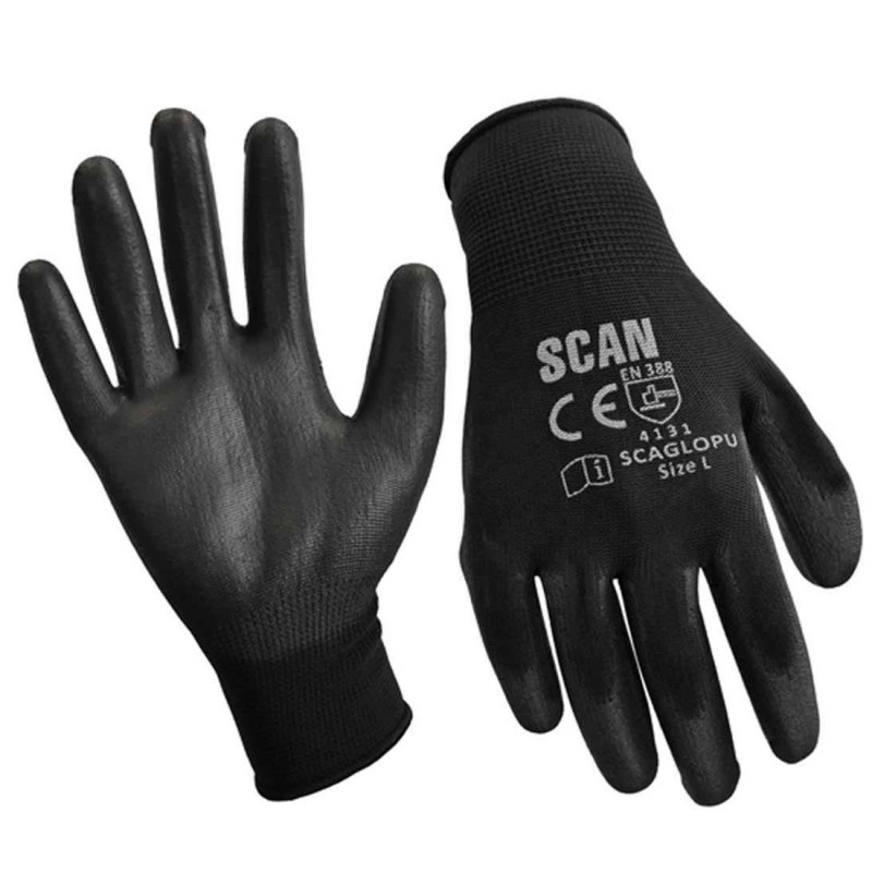 Deals ???? Scan SCAGLOPU10 PU Poly Palm Work Gloves 10 Pairs XMS21PUGLO10 ⭐ 4 Deals ???? Scan SCAGLOPU10 PU Poly Palm Work Gloves 10 Pairs XMS21PUGLO10 ⭐ - Image 2