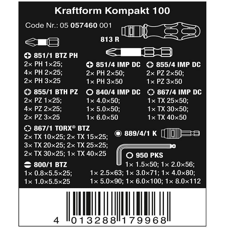 Best deal ???? Wera Tools Wera WER057460 52pc Screwdriving Service Kit Bit Set 05057460001 ???? 13 Best deal ???? Wera Tools Wera WER057460 52pc Screwdriving Service Kit Bit Set 05057460001 ???? - Image 11
