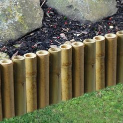 Outlet ???? Kingfisher Garden Kingfisher Natural Bamboo Lawn Flower Bed Edging 150mm X 1m LE4 ✨ -Silverline Shop unnamed file 223