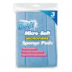 Budget ???? Duzzit Microfibre Sponge Pads Cleaning And Polishing Cloths 3pk ????