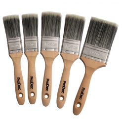 Outlet ❤️ Prodec 5pc Decorator Water Based Paint Varnish Brush Set PBPT039 ⌛