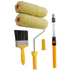 Cheapest ???? Prodec Twin Sleeve Masonry Paint Roller Brush Pole Painting Kit PRKT004-SET ????