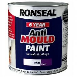 Best Sale ❤️ Ronseal Anti Mould 6 Year Paint White Matt 2.5L 36624 ⌛