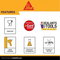 Best deal ???? Sika Sikaflex Pro 3 SL Self Levelling Floor Joint Sealant 600ml Pro3 Concrete Grey ???? -Silverline Shop unnamed file 2630