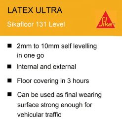 Flash Sale ???? Sika Sikafloor 131 Latex Ultra Self Levelling Resurfacing Compound SKLEV30ULT25 ⭐ -Silverline Shop unnamed file 2649