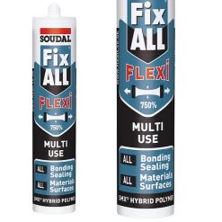 New ???? Soudal Fix ALL FLEXI WHITE Multi Use Sealant Adhesive Food Safe ⭐