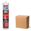 Best deal ???? Soudal Fix ALL HIGH TACK Anthracite Dark Grey Super Strong Sealant Adhesive Box Of 12 ???? -Silverline Shop unnamed file 2674