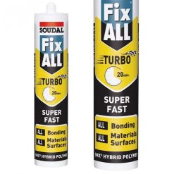 Buy ???? Soudal Fix ALL TURBO BLACK Super Fast High Grab Adhesive Sealant ????