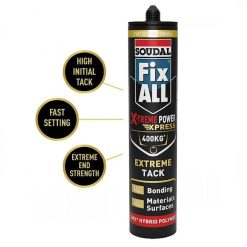 Best Sale ???? Soudal Fix ALL X-TREME Express 400kg Super Strong Fast Adhesive Box Of 12 ???? -Silverline Shop unnamed file 2708
