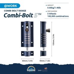 Flash Sale ???? Squires Locks & Latches Squires Combi 5 Recodeable Combination Locking Door Bolt Black Blue ⭐ -Silverline Shop unnamed file 2742