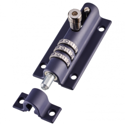Promo ❤️ Squires Locks & Latches Squires Combi 3 Recodeable Combination Locking Door Bolt Blue Black ????