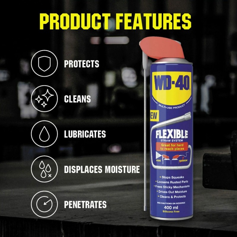 Discount ???? WD40 Multi-Use Smart Flexible Straw Maintenance Aerosol 400ml WD-40 44688 ???? 5 Discount ???? WD40 Multi-Use Smart Flexible Straw Maintenance Aerosol 400ml WD-40 44688 ???? - Image 3