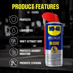 Promo ???? WD40 Specialist High Perfomance Silicone Spray 400ml WD-40 44377 ???? -Silverline Shop unnamed file 2963