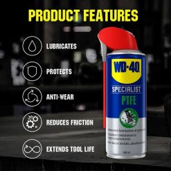 Wholesale ❤️ WD40 Specialist PTFE Long Lasting Lubricating Spray 400ml WD-40 44396 ???? -Silverline Shop unnamed file 3015