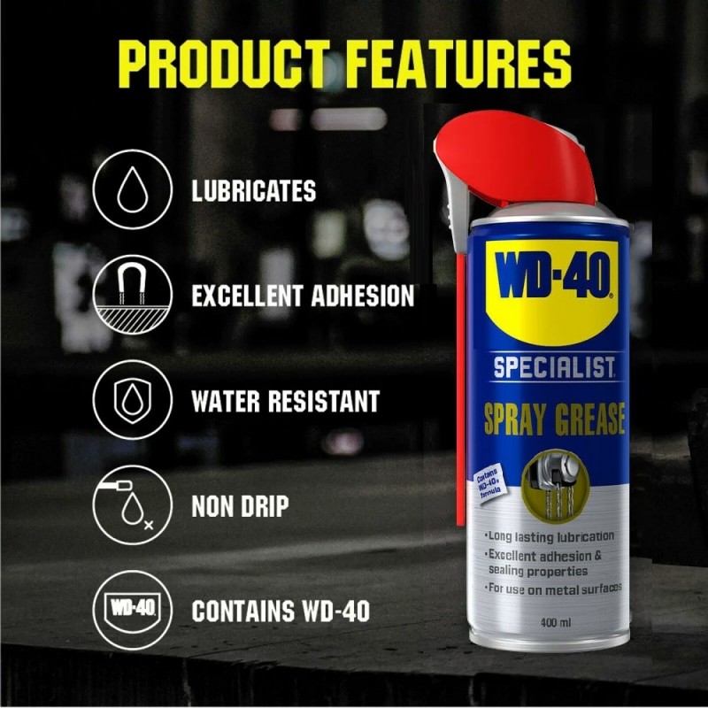 Top 10 ???? Wd40 Specialist Spray Grease Lubricant 400ml WD-40 44215 ???? 4 Top 10 ???? Wd40 Specialist Spray Grease Lubricant 400ml WD-40 44215 ???? - Image 2