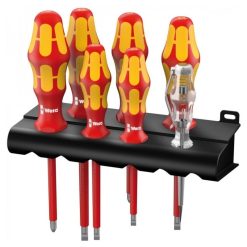 Deals ???? Wera Tools Wera VDE Electrical Pozi Slotted Insulated Screwdriver Set 05006148001 ????