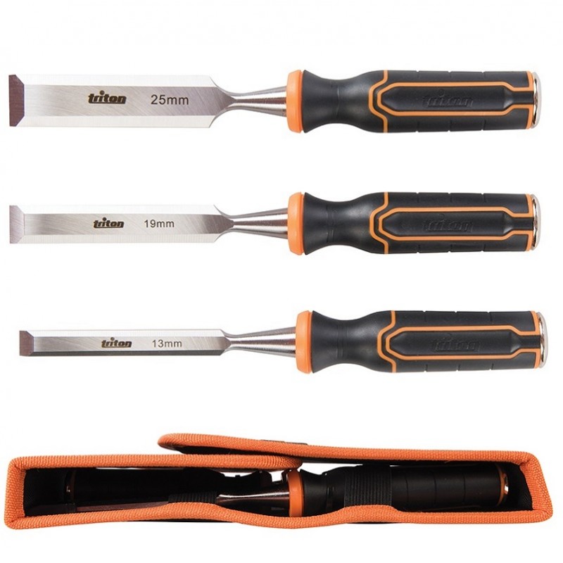 Cheap ???? Triton Tools Wood Chisel 3 Piece Pouched Set 969637 TWCS3 ✔️ 4 Cheap ???? Triton Tools Wood Chisel 3 Piece Pouched Set 969637 TWCS3 ✔️ - Image 2