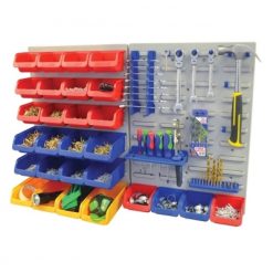 Budget ???? FaithFull Tools Faithfull Tool And Storage Bins Wall Mounted Panel Organiser FAIPAN43 ❤️ -Silverline Shop unnamed file 3229