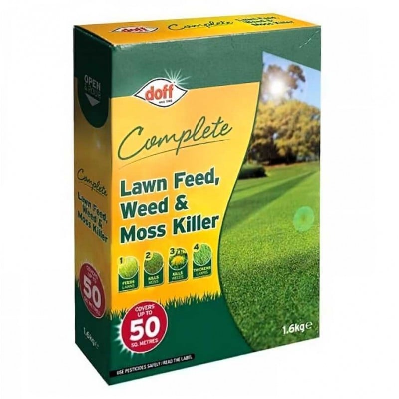 Wholesale ⌛ Doff 4 In 1 Complete Lawn Grass Feed Weed Moss Killer 1.6kg ❤️ 3 Wholesale ⌛ Doff 4 In 1 Complete Lawn Grass Feed Weed Moss Killer 1.6kg ❤️