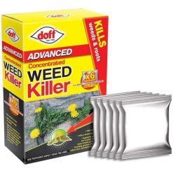 Best Sale ???? Doff Advanced Weed And Root Killer Concentrated Weedkiller 6 Sachets ⌛